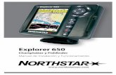650 Manual Spanish.indd - Chartplotters | Fishfinders · pesar de que el Explorer Northstar es un instrumento marino de precisión, una mala utilización o mala interpretación lo