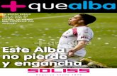 Este Alba no pierde y engancha...Albacete - Rayo (1-1) Ganó Zozulia El ucraniano se retiraba entre aplausos de la afición del Alba, con la del Rayo al fondo, en un partido donde