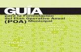 GUÍA · 2016-05-30 · GUÍA para la Formulación del Plan Operativo Anual (POA) Municipal EMBAJADA DE ESPAÑA EN REPÚBLICA DOMINICANA DEMUCA F U N D A C I Ó N La Guía para la