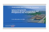 Autoridad del Canal de Panamá · 2019-11-14 · Autoridad del Canal de Panamá Informe Trimestral XIII Avance de los Contratos del Programa de Ampliación 31 de diciembre de 2009