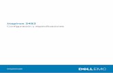363n y especificaciones - Dell · Presiónelo para encender la computadora si está apagada, en estado de suspensión o en estado de hibernación. Cuando la computadora esté encendida,
