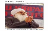 SANT BANI - Elnaam.org Agosto Septiembre 1990.pdf · de Sant Bani, Aldea 16 PS Rajasthán. i de las que han leído. Sus palabras siempre expresan aquello que han visto con Sus pro-pios