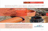 Sistema de PVC corrugado adequa SANECOR · 111 Sistema de PVC corrugado adequa SANECOR® Máxima eficiencia para las redes de saneamiento •Sistema completo de saneamiento totalmente
