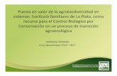 Puesta en valor de la agrobiodiversidad en sistemas hortícola … · 2016-09-26 · Puesta en valor de la agrobiodiversidad en sistemas hortícola familiares de La Plata, como recurso