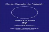 Carta Circular de Vaisakh · Carta Circular de Vaisakh ... El Dr. Sri K. Parvathi Kumar es presidente de The World Teacher Trust y fundador de la Circular de Vaisakh. Las Enseñanzas