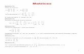 Matricesº Bach Hum/Matrices.pdf · Resuelve el siguiente sistema matricial: Ejercicio nº 3.- Calcula los valores de x para que la matriz: verifique la ecuación A2 6A 9l 0, donde