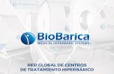 Presentación Corporativa · claves del contrato Firmar contrato con BioBarica Comprar la cámara hiperbárica (DEMO) BioBarica entrega la ... Costo una cámara de inicio con concentrador