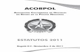 ACORPOLacorpol.com.co/wp-content/uploads/2017/08/Pdf+estatutos+listo+impresion.pdf · AsociAción colombiAnA de oficiAles en RetiRo de lA PolicíA nAcionAl ACORPOL ESTATUTOS 2011