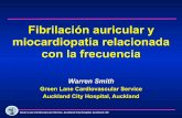 Fibrilación auricular y miocardiopatía relacionada con la ...fiaiweb.com/wp-content/uploads/2018/02/smith-esp.pdf · Estudio de casos • Frecuencia controlada con metoprolol con