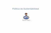 Política de Sustentabilidad - Arcoreng.arcor.com/downloads/en/Sustainability Policy.pdf · Política de Sustentabilidad A través de sus políticas, Arcor reconoce que cuidar y proteger
