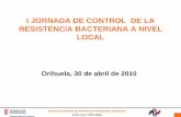 I JORNADA DE CONTROL DE LA RESISTENCIA BACTERIANA A … · 2012-02-29 · I Jornada de Control de Resistencias Bacterianas a nivel local 22 Análisis de la morbilidad poblacional.