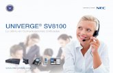 UNIVERGE SV8100 - inssistel.eurowintuweb.cominssistel.eurowintuweb.com/user_files/inssistel/File/SV8100 general .pdf · Ideal para trabajadores remotos. Hoteles Una gama de prestaciones