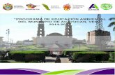 Programa de Educación Ambiental del Municipio de Acayucanrepositorio.veracruz.gob.mx/medioambiente/wp-content/uploads/sites/9/... · problemáticas relacionadas directamente con