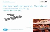 Contactores y Relés térmicos - GE Industrial · Tipos Características técnicas Combinación de los bornes Dimensiones Contactores Modelo CL Tipos Características técnicas Combinación