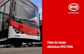 Flota de buses eléctricos BYD Chile · mantenimiento y operación de la tecnología 100% eléctrica. Esto, sumado al contrato de mantenimiento BYD, contribuye a que el operador Metbus