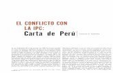 Carta de Perú - revistas.bancomext.gob.mxrevistas.bancomext.gob.mx/rce/magazines/451/7/RCE7.pdf · invocando la Enmienda Hickenlooper a la Ley de Ayuda al Exterior, que permite al