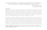 LOS PRODUCTORES Y LA PRODUCCIÓN AGRÍCOLA DE …ru.iiec.unam.mx/3747/1/106-Adame-Pérez-Chávez.pdf · Sombrerete-Río Grande, Zacatecas, manifiestas en cambios de las características