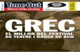 EL MILLOR DEL FESTIVAL DE TEATRE I DANSA DE BCN · free issue_jul 2013_n. 12 bcnguide official free bcn guide! en catalÀ el millor del festival de teatre i dansa de bcn