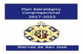 Plan Estratégico Congregacional 2017-2023 · a la planificación desde la evaluación capitular del Modelo Orgánico, una breve revisión sobre la Misión y Visión congregacionales,