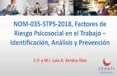 NOM-035-STPS-2018, Factores de Riesgo Psicosocial en el ... · Contexto TENDENCIAS Y DATOS (Productividad en México) • Un trabajador falta a sus labores hasta 25 días al año