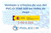 Situación del regadío en España PVC-O TOM 500 MOLECOR · UNE 53331:1997 y UNE-ENV 1046 • Las tuberías clasificadas como flexibles o semirrígidas, cuando se le somete a carga,