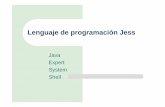 Lenguaje de programación Jess · Lenguaje de programación Jess Java Expert System Shell. Ejemplo introductorio Problema de tipo puzzle en el cual hay cinco casas, de diferente color,
