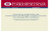 Consenso Argentino de Evaluación de Riesgo Cardiovascular ... · evaluación del riesgo cardiovascular ocupa un lugar central para mejorar los resultados clínico-quirúrgicos mediante