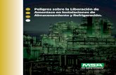 Peligros sobre la Liberación de Amoniaco en Instalaciones de …media.msanet.com/NA/Mexico/Boletines/PeligrossobrelaLib... · 2011-06-20 · mantenimiento preventivo adecuado y su