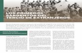 LOS PRIMEROS SARGENTOS DEL TERCIO DE EXTRANJEROS · 92 / Revista Ejército n.º 947 • marzo 2020 Fuerzas del Tercio de extranjeros en la guerra de Marruecos, 1922 Recién finalizado