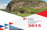 CARTERA DE OPORTUNIDADES DE INVERS IÓN EXTRANJERA2015media.firabcn.es/content/fira-cuba/documents/Cuba... · 2016-02-23 · E S DE I NV ER S IÓN EXTRANJERA 2015 MINISTERIO DEL COMERCIO
