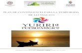 PLAN DE CONTINGENCIA PARA LA TEMPORADA DE LLUVIAS 2016 y... · UNIDAD MUNICIPAL DE PROTECCION CIVIL LIBRAMIENTO YURIRIA-SALVATIERRA, (ENTRONQUE 4 CAMINOS) YURIRIA, GTO. C.P. 38940