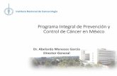 Programa Integral para el Control del Cáncer en México · Diabetes mellitus VIH Enfermedad diárreica EPOC Infecciones respiratorias bajas ... primer nivel de atención Diagnóstico