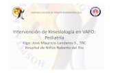 Intervención de Kinesiología en VAFO: Pediatría · 2011-06-13 · • O2 al 100% en cada intervención • Las intervenciones se realizaron con el paciente conectado al ventilador,