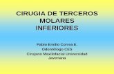 CIRUGIA DE TERCEROS MOLARES - Maxillofacialmaxillofacial.co/wp-content/uploads/2014/02/cirugia-de-terceros-molares.pdf · CIRUGIA DE TERCEROS MOLARES INFERIORES Pablo Emilio Correa