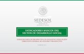 INDICADORES BÁSICOS DEL SECTOR DE DESARROLLO SOCIALI.- Componentes de los indicadores de las Carencias Sociales con base en los Censos de Población y Vivienda 1990, 2000 y 2010 Indicadores