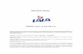 REPORTE ANUAL · 2018-12-20 · del régimen de una sociedad anónima bursátil, como Grupo LALA, S.A. de C.V. o Grupo Industrial LALA, S.A. de C.V. “Lala Elopak” significa Lala