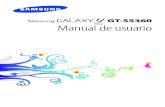 GT-S5360 Manual de usuario - Euskaltel · 2017-10-09 · GT-S5360 Manual de usuario. Uso del manual 2 Uso del manual Gracias por adquirir este dispositivo móvil de Samsung. Este