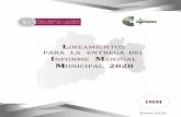 LINEAMIENTOS PARA LA ENTREGA DEL INFORME MENSUAL … · Órgano Superior de Fiscalización del Estado de México Auditoría Especial de Informes Mensuales, Planeación e Investigación