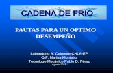 CADENA DE FRIO - chlaep.org.uychlaep.org.uy/wp-content/uploads/2019/08/CURSO-PARA-VACUNADORES-2019-rev-1.pdfFunciona en los Centros Periféricos de CHLA-EP, establecidos en el Interior