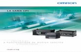LA GAMA CP1 - ariston.es · La serie CP1 de Omron se puede comunicar en redes abiertas estándar, como Ethernet, DeviceNet y Profibus-DP. El módulo de conexión CIF41 constituye