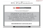 MODIFICACIÓN DE LA NORMA TÉCNICA A.120 “ACCESIBILIDAD ... · el peruano / sábado 2 de marzo de 2019 normas legales 3 modificaciÓn de la norma tÉcnica a.120 “accesibilidad