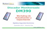 Discador Monitoreado DM390 - rightkey.com · Discador Monitoreado DM390 Workshop de Actualización y Capacitación ... – Comunicadores GPRS / GSM / IP • Reporta como un panel