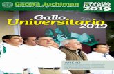 AÑO VII • NO. 90 • MARZO Gallo Universitario 2019gacetajuchiman.ujat.mx/wp-content/uploads/2019/04/Gaceta-090.pdf · versitario de Declamación Cívica “Benito Juárez 2019”,
