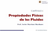 CAPÍTULO 1 Propiedades Físicas de los Fluidosfis.ucv.cl/ayudantia/fluidos/Propiedadesfluidos.pdfEl fluido ideal no existe, peropuede representar bien algunas regiones de fluio Tipos