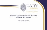 Plan de Trabajo Ago07-Ene08 - matematicas.uady.mx · Plan de Trabajo Agosto-Diciembre de 2014 Concluir la Propuesta del Modificación de acuerdo con el MEFI del plan de Estudios de