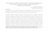 ANÁLISIS DEL CAMBIO CLIMÁTICO DE LA REGIÓN DE ZUMPANGO DE OCAMPO, ESTADO DE … · 2017-12-01 · Análisis del Cambio Climático de la región de Zumpango de Ocampo, Estado de