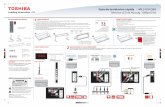Guía de instalación rápida 40L310U QSG Televisor LED de 40 ...tvna.compal-toshiba.com/us/wp-content/uploads/sites/2/2016/07/40L310U... · • los soportes sostienen el peso de