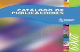 Catálogo de publiCaCionespublications.paho.org/spanish/documentos_OPS_cat_09.pdf · fuera del continente americano. región Formato Precio de la suscripción en Us$ (12 números