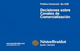 Decisiones sobre Canales de Comercialización distribucion.pdf · iniciativa de organizarse como forma jurídica de empresa con objeto de realizar grandes volúmenes de compra y,