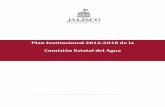Plan Institucional 2014-2018 de la Comisión Estatal del Aguatransparencia.info.jalisco.gob.mx/sites/default/files/plan_instituc... · PLAN INSTITUCIONAL 2014-2018 COMISIÓN ESTATAL